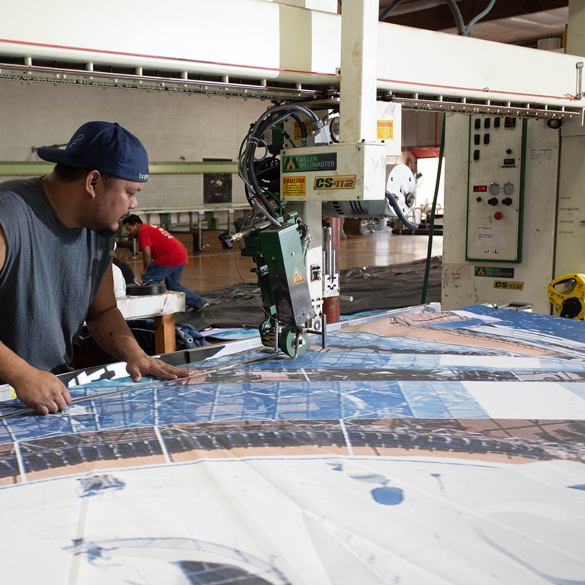 Welding To Build Mesh Panels Together