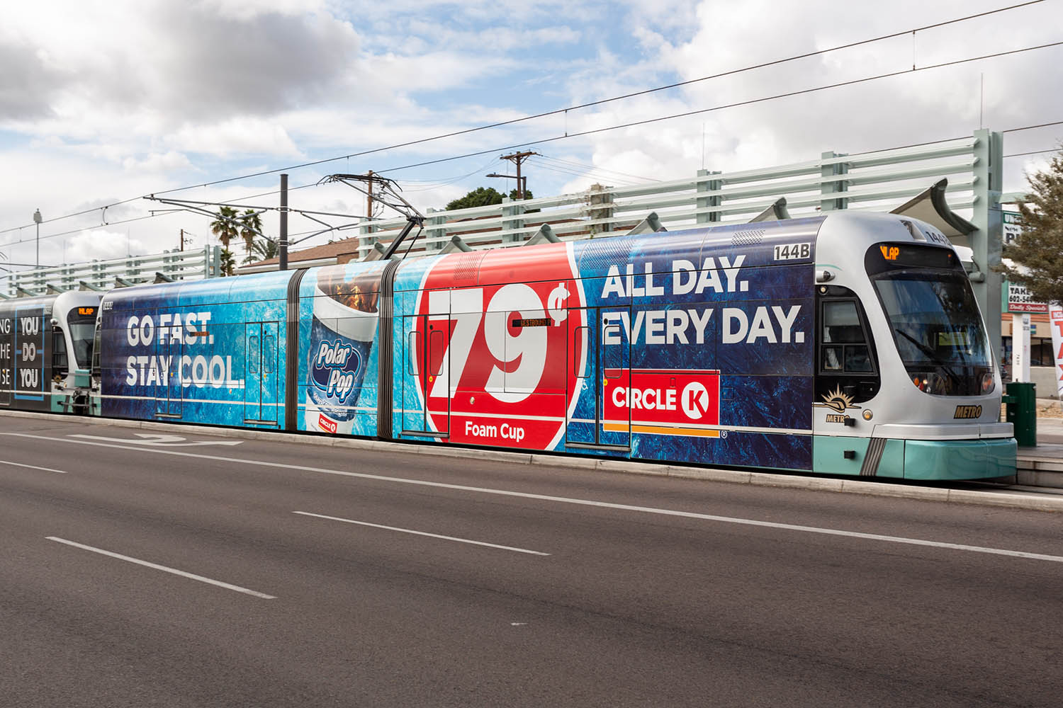 Circle K Train Wrap