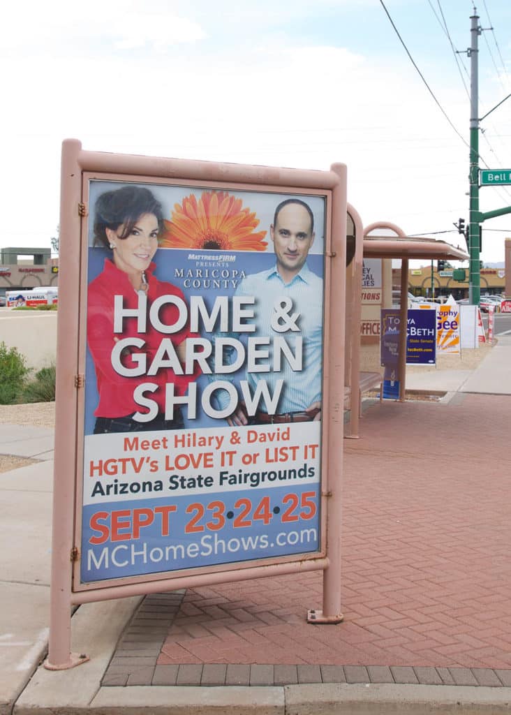 Home and Garden Bus Shelter - Out Of Home Graphics