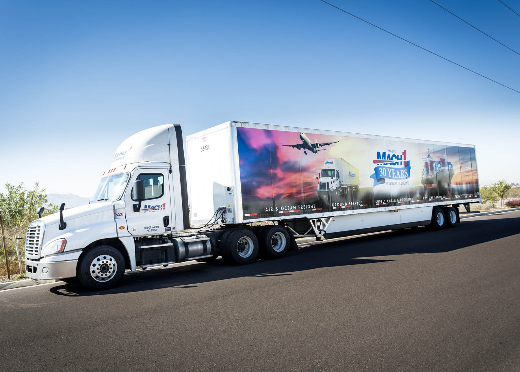 Mach 1 Trailer Wrap