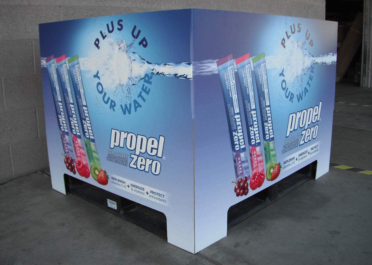 Propel Water Event Box - Printed Cardboard