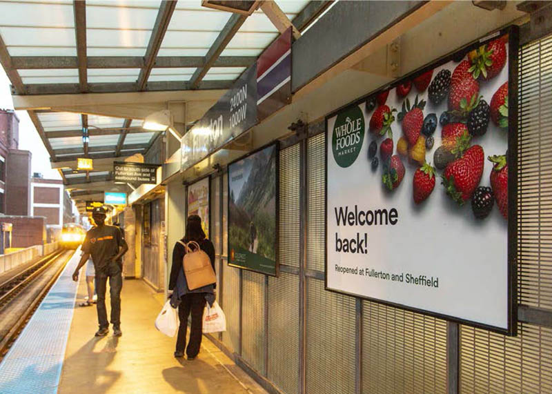 Whole Foods Subway Poster - OOH Advertising
