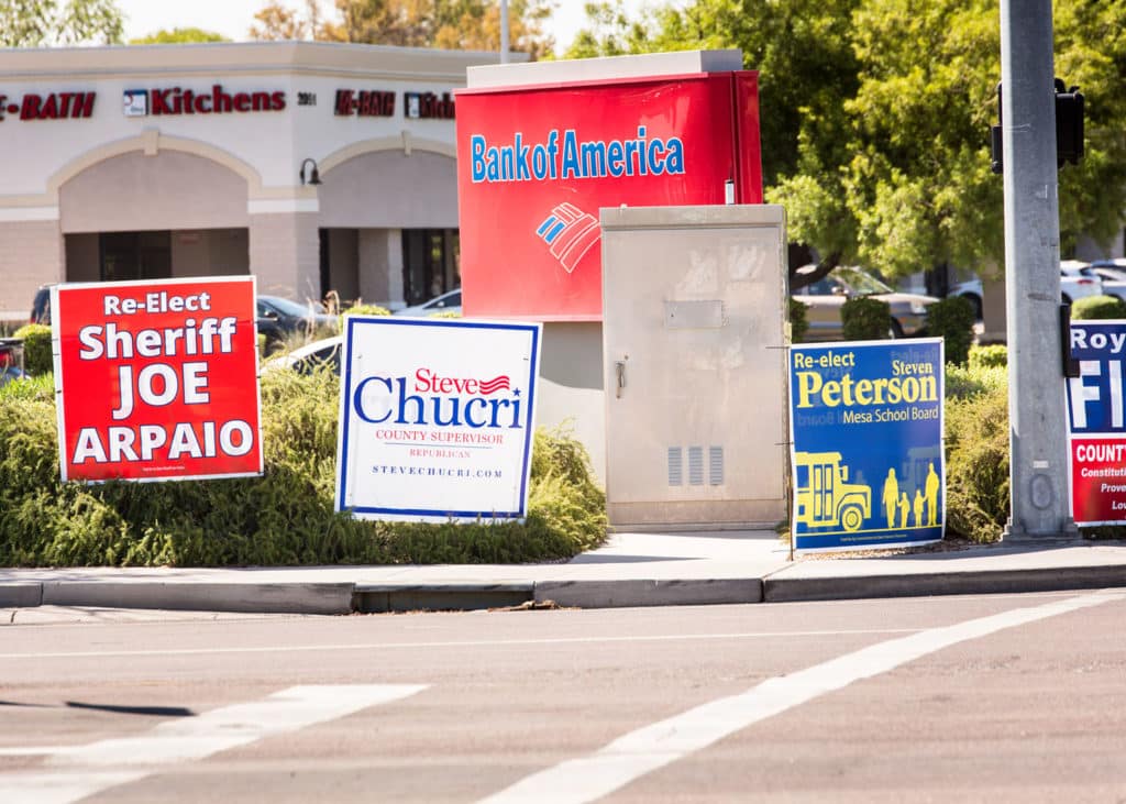 Political Street Signs